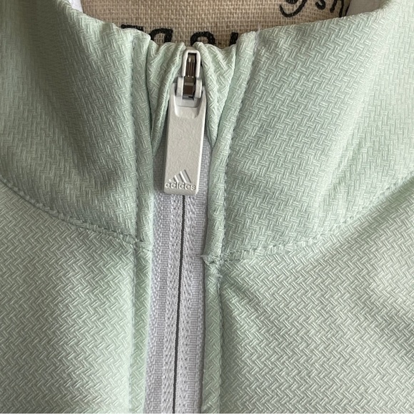 ADIDAS GOLF Full Zipped Womens Lightweight Pullover Long Sleeve Size Small - Picture 4 of 9